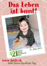 Poster zum Welt Down-Syndrom Tag 2010