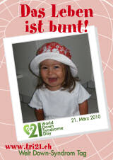 Poster zum Welt Down-Syndrom Tag 2010