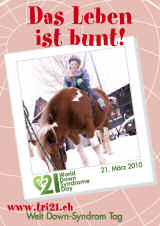 Poster zum Welt Down-Syndrom Tag 2010