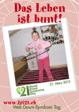 Poster zum Welt Down-Syndrom Tag 2010