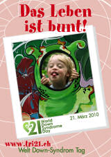 Poster zum Welt Down-Syndrom Tag 2010