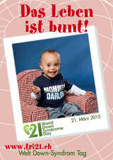 Poster zum Welt Down-Syndrom Tag 2010