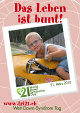 Poster zum Welt Down-Syndrom Tag 2010