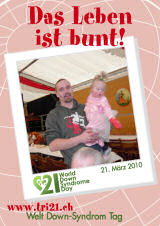 Poster zum Welt Down-Syndrom Tag 2010