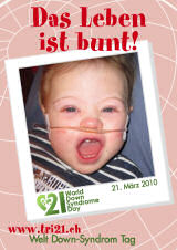 Poster zum Welt Down-Syndrom Tag 2010
