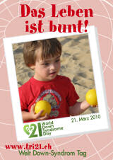 Poster zum Welt Down-Syndrom Tag 2010
