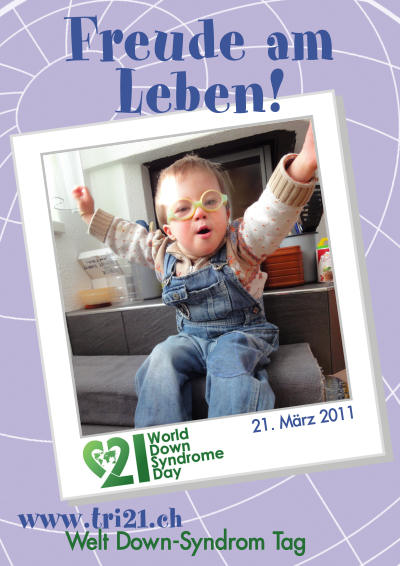 Plakataktion 2011 'Freude am Leben!'