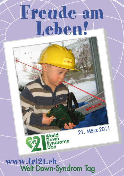 Plakataktion 2011 'Freude am Leben!'