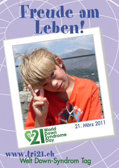 Plakataktion 2011 'Freude am Leben!'