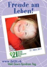 Poster zum Welt Down-Syndrom Tag 2011