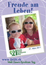 Poster zum Welt Down-Syndrom Tag 2011