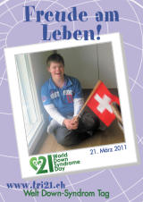 Poster zum Welt Down-Syndrom Tag 2011