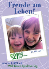 Poster zum Welt Down-Syndrom Tag 2011