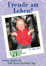 Poster zum Welt Down-Syndrom Tag 2011