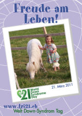 Poster zum Welt Down-Syndrom Tag 2011