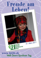 Poster zum Welt Down-Syndrom Tag 2011