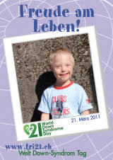 Poster zum Welt Down-Syndrom Tag 2011