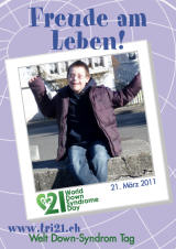Poster zum Welt Down-Syndrom Tag 2011