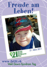 Poster zum Welt Down-Syndrom Tag 2011