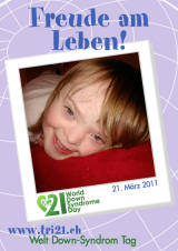 Poster zum Welt Down-Syndrom Tag 2011