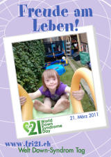 Poster zum Welt Down-Syndrom Tag 2011