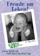 Poster zum Welt Down-Syndrom Tag 2011