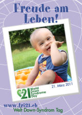 Poster zum Welt Down-Syndrom Tag 2011