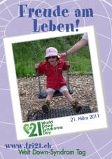Poster zum Welt Down-Syndrom Tag 2011