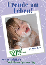 Poster zum Welt Down-Syndrom Tag 2011