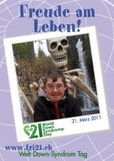Poster zum Welt Down-Syndrom Tag 2011