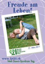 Poster zum Welt Down-Syndrom Tag 2011