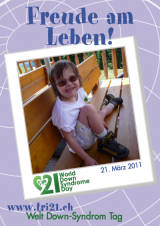 Poster zum Welt Down-Syndrom Tag 2011