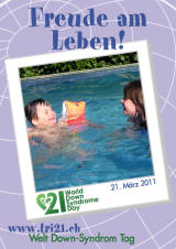 Poster zum Welt Down-Syndrom Tag 2011