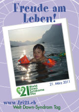 Poster zum Welt Down-Syndrom Tag 2011