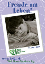 Poster zum Welt Down-Syndrom Tag 2011