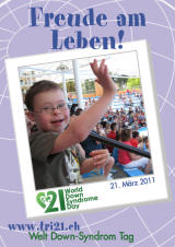 Poster zum Welt Down-Syndrom Tag 2011