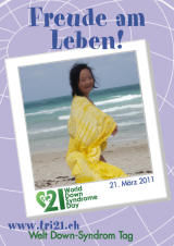 Poster zum Welt Down-Syndrom Tag 2011