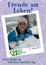 Poster zum Welt Down-Syndrom Tag 2011