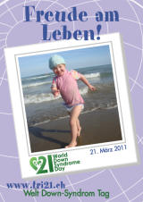 Poster zum Welt Down-Syndrom Tag 2011