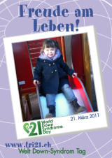 Poster zum Welt Down-Syndrom Tag 2011