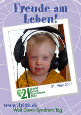 Poster zum Welt Down-Syndrom Tag 2011