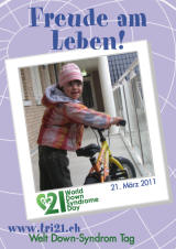 Poster zum Welt Down-Syndrom Tag 2011