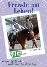Poster zum Welt Down-Syndrom Tag 2011