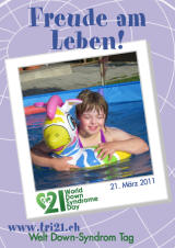 Poster zum Welt Down-Syndrom Tag 2011