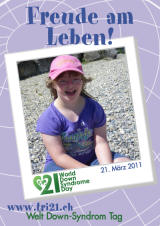 Poster zum Welt Down-Syndrom Tag 2011
