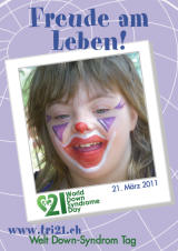 Poster zum Welt Down-Syndrom Tag 2011