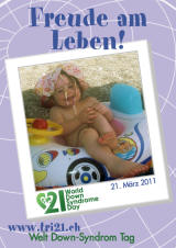 Poster zum Welt Down-Syndrom Tag 2011