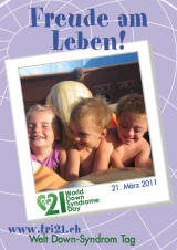 Poster zum Welt Down-Syndrom Tag 2011