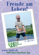 Poster zum Welt Down-Syndrom Tag 2011