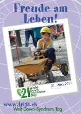 Poster zum Welt Down-Syndrom Tag 2011